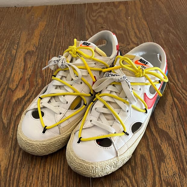 나이키 오프화이트 블레이저 로우 ‘77 화이트 250