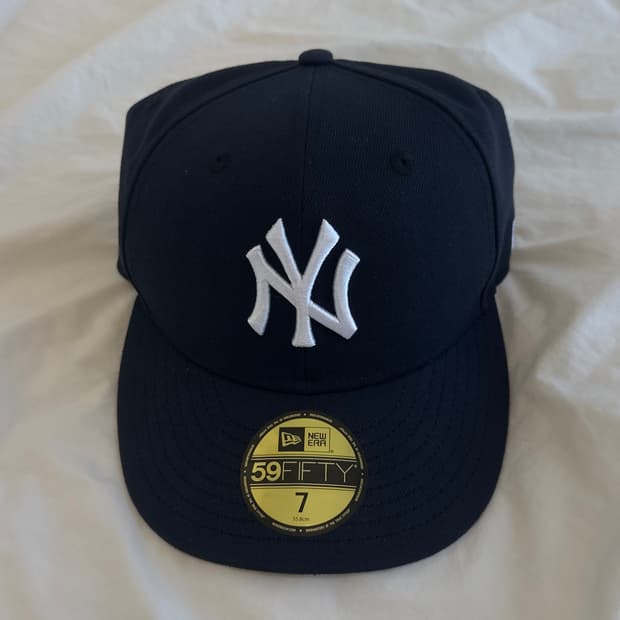 뉴에라 59피프티 mlb 어센틱 뉴욕 양키스 게임 네이비 7사이즈