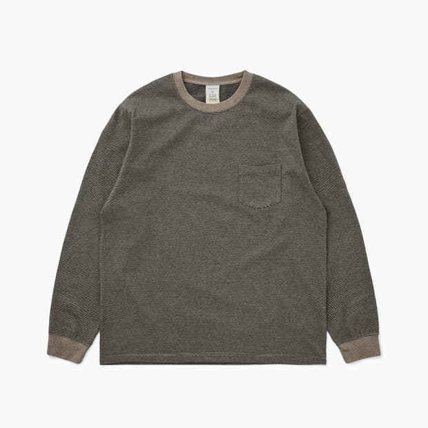 [4] 카키스 헤더 롱슬리브 브라운 새상품