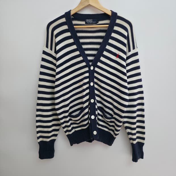 [M] 폴로 랄프로렌 스트라이프 니트 가디건