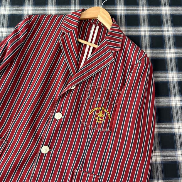 비비안웨스트우드 스트라이프 자켓