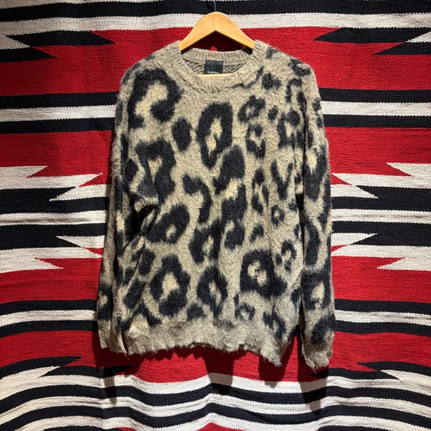 Leopard alphaca sweater / 레오파드 알파카 스웨터
