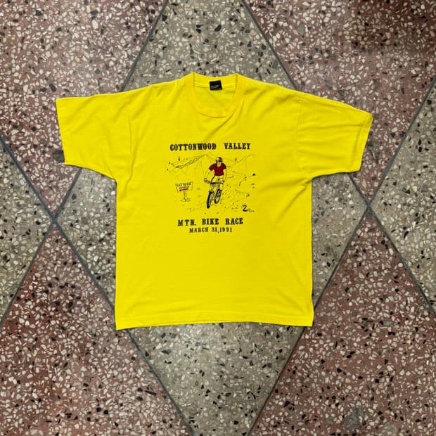 90s 스크린스타 MTN bike race 티셔츠 (XL)