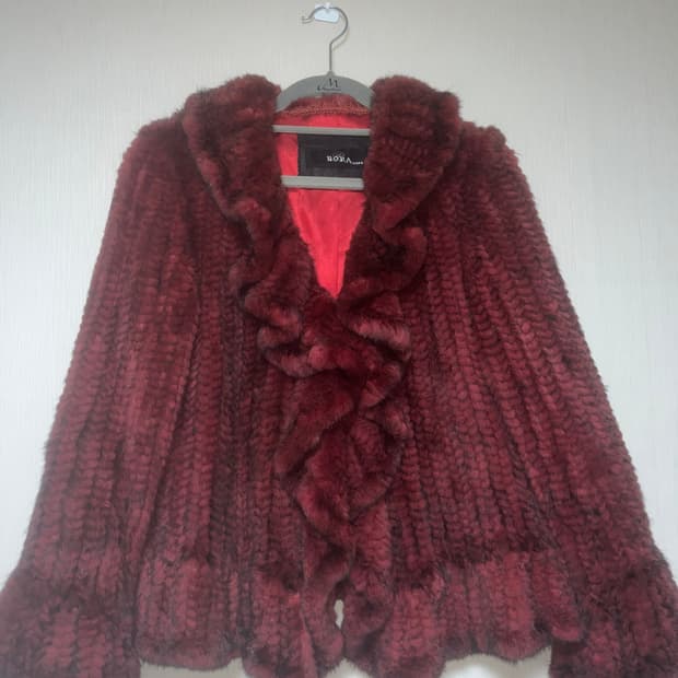 갸루 페어리 모피 퍼자켓