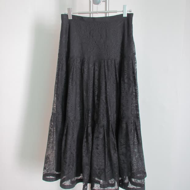 t.b by Sensounico lace pleats skirt
