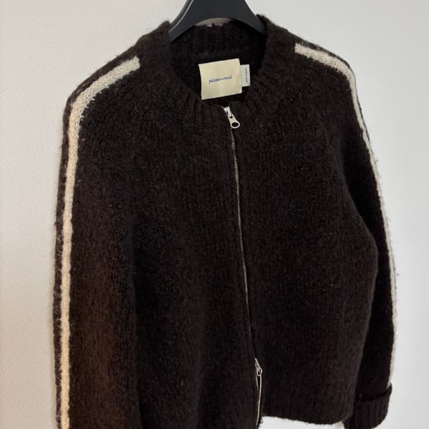 팔로마울 그랜드슬램 니트 집업 s