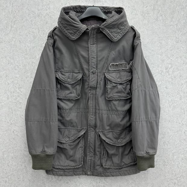 100 MSGR 남자 유틸리티 누빔 야상 점퍼