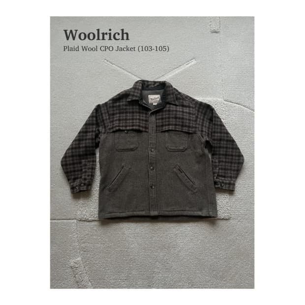 울리치 플래드 울 CPO 자켓 (103-105)