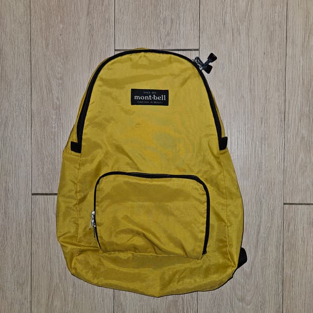 90s 몽벨 나일론 패커블 백팩