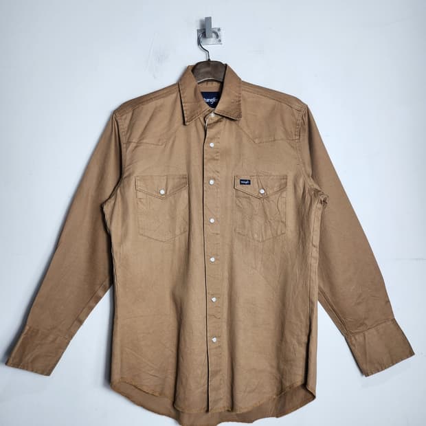 랭글러 헤비코튼 웨스턴 셔츠