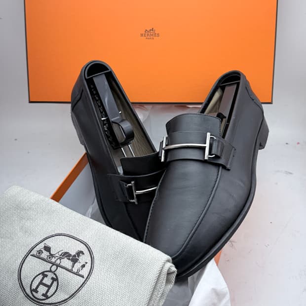 정품)애르메스구두255