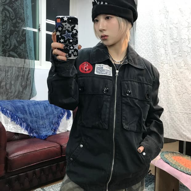 리바이스 패치 투포켓 워크자켓 