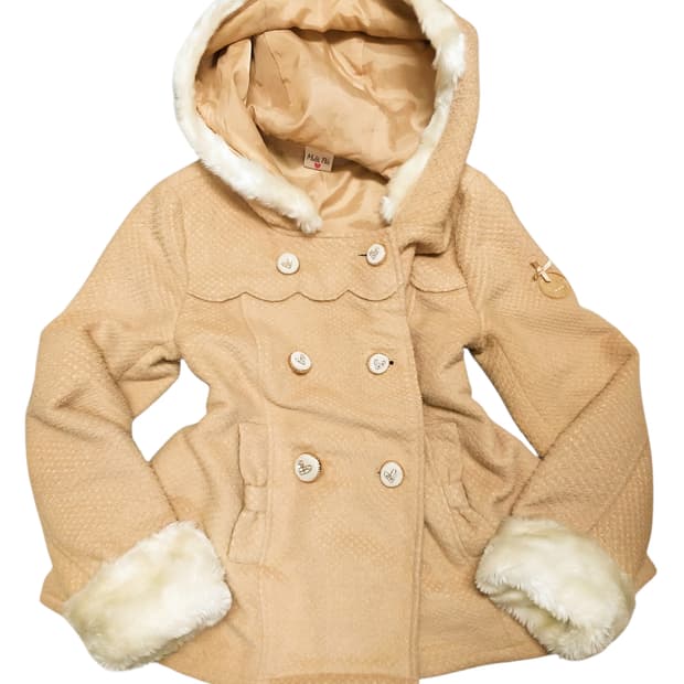 양산형지뢰계 리본코트후드자켓 빈티지 달천대장 히메갸루로맨틱 캐캐체핀터깔