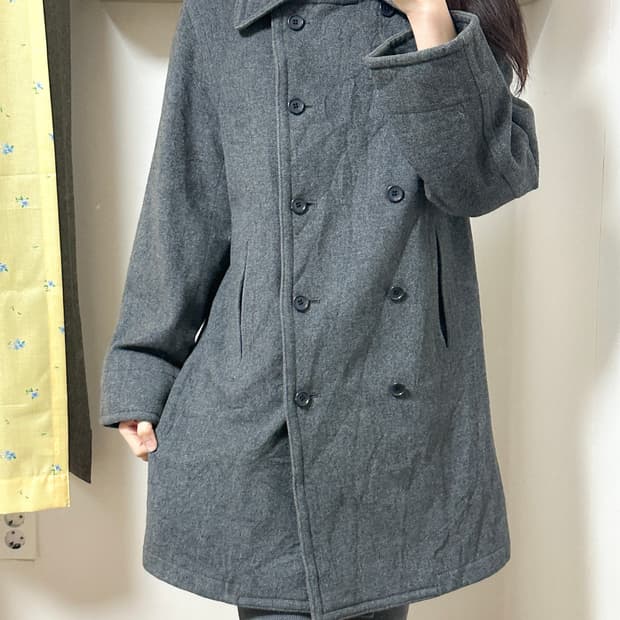 빈티지 차콜 코트 오네갸루 로걀 코이세이오깔 공겜여주 긱시크 모리걸 고딕