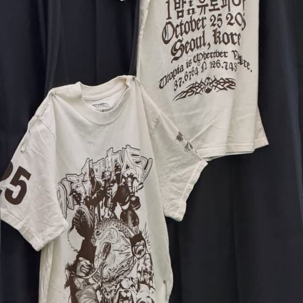 트레비스 스캇 내한 머천 L