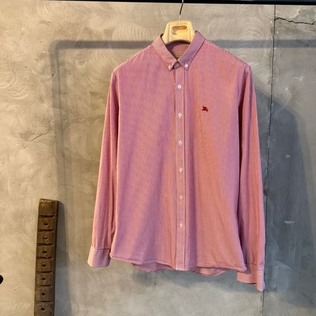 버버리 버튼다운 셔츠 100