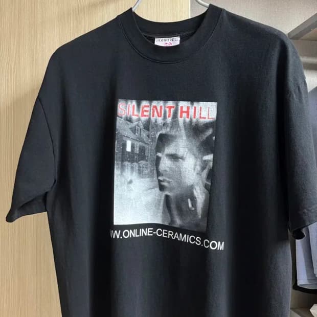 온라인세라믹스 사일런트힐 빈티지 반팔 티셔츠