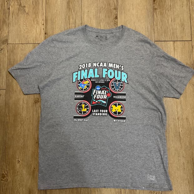 XL) 러셀 에슬레틱 프린팅 반팔티