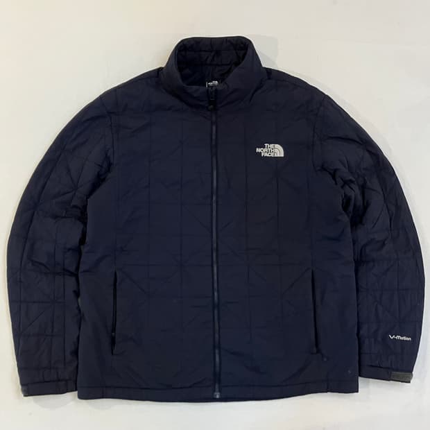 노스페이스 브이모션 바둑판 퀼팅 경량패딩