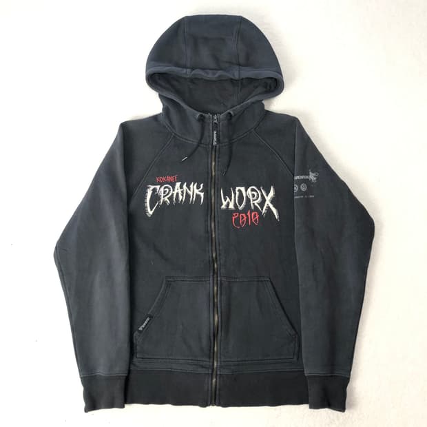 크랭크위크 빈티지 후드집업