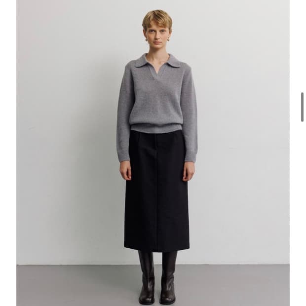 르에떼 Cotton Pintuck Skirt