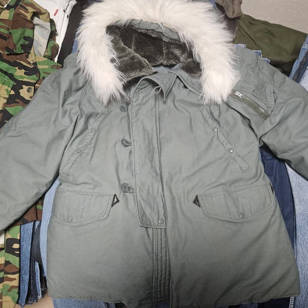 90s usa 미군 og n3b 콜드파카 L 사이즈
