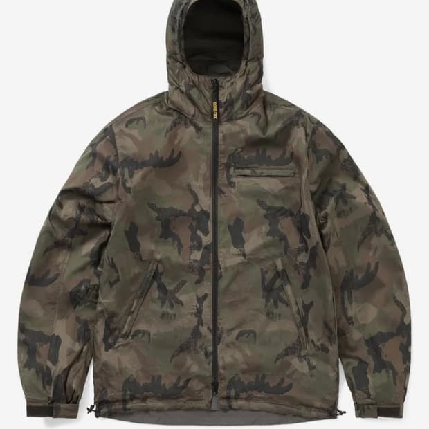 디네댓 고어텍스 리버시블 바람막이 카모 L