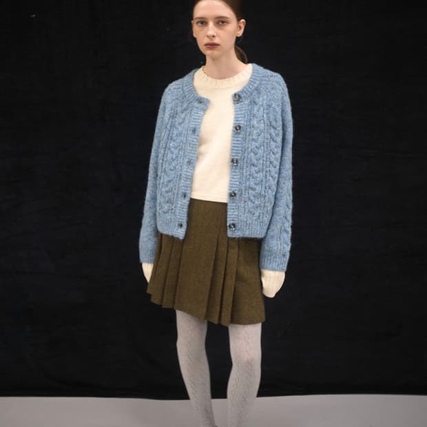 제너럴아이디어) 울 케이블 가디건