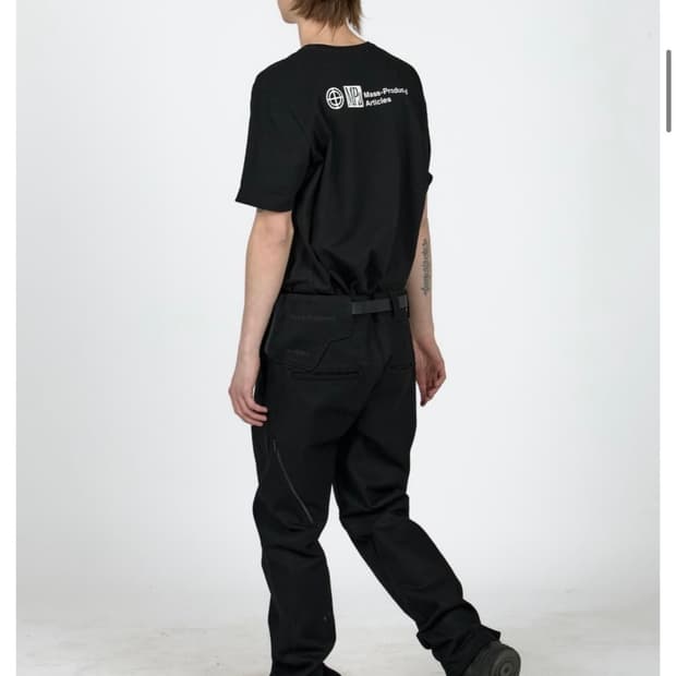 플라스틱프로덕트 wallet raw denim pants S size