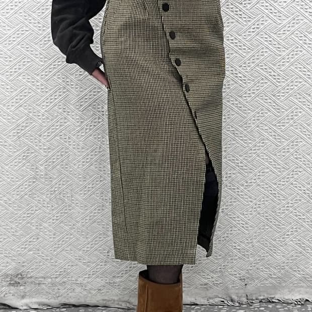 에이치앤엠 모던시크 하운드투스 랩 스커트 S C07508