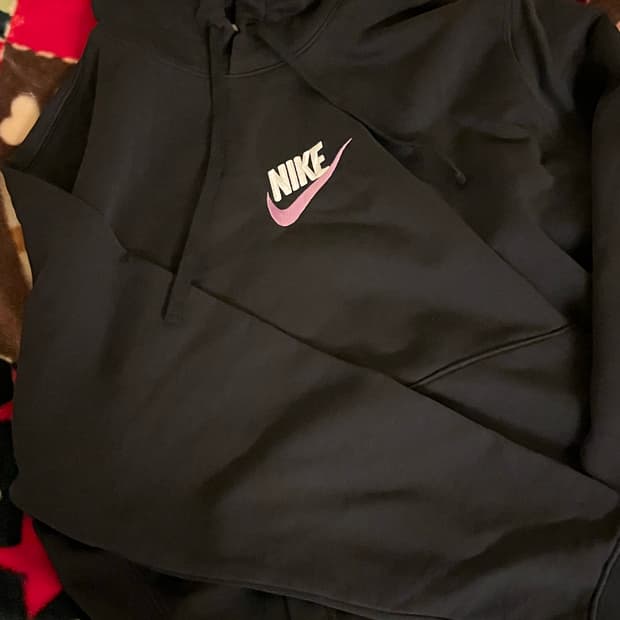 나이키 클럽 프렌치 테리 풀오버 후드 블랙 - 아시아
