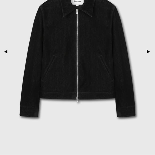 토니웩 벨벳 데님 블루종