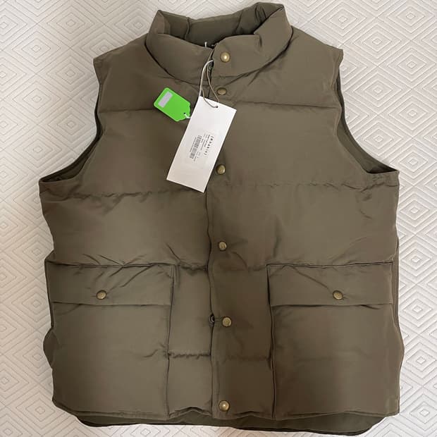 카키스 6040 trail 패딩조끼(새상품)