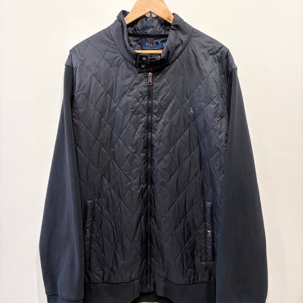 폴로 랄프로렌 퀼팅 믹스 자켓