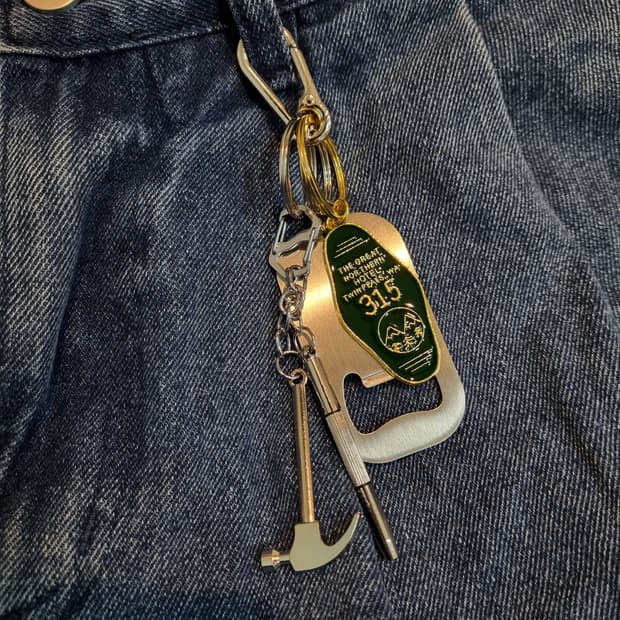 "Hammer Line"(해머라인) 실버키링 silver keychain