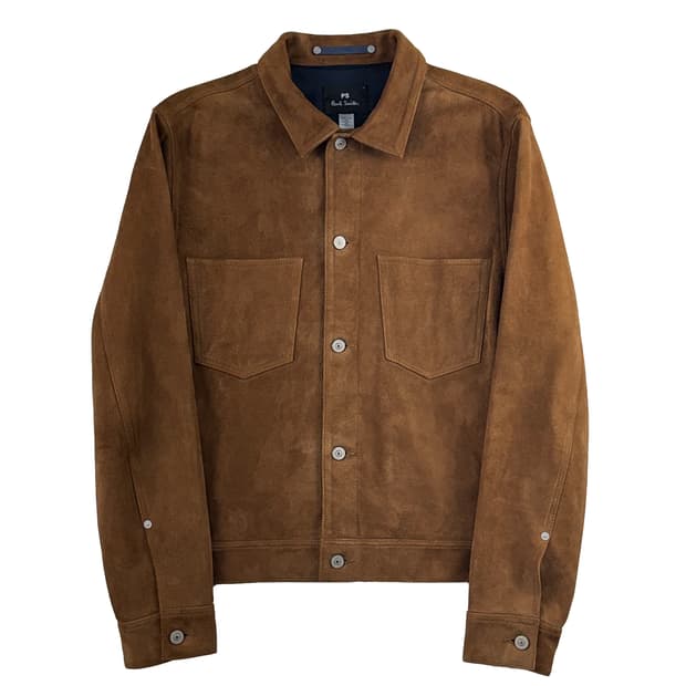 폴 스미스 스웨이드 트러커 가죽자켓