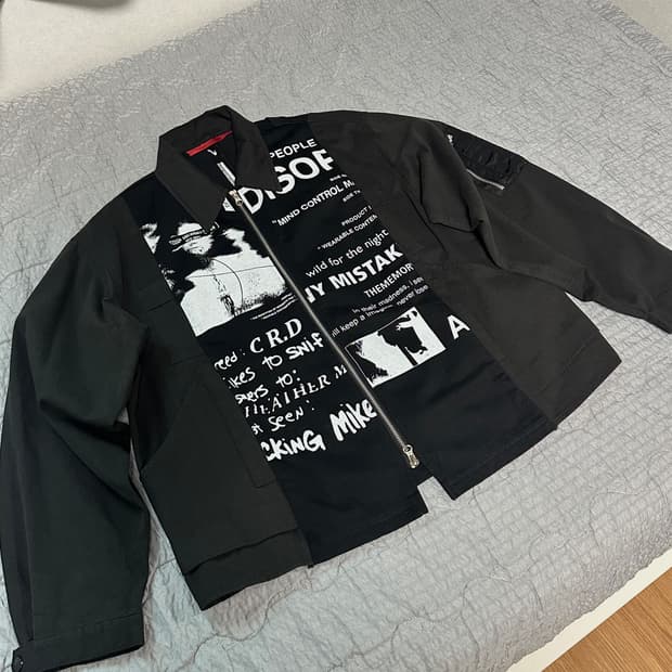 cord 블루종 자켓 리워크 점퍼