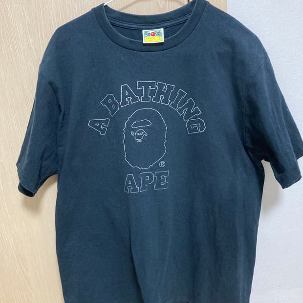 베이프 19ss 컬리지 홀로그램 블랙 L