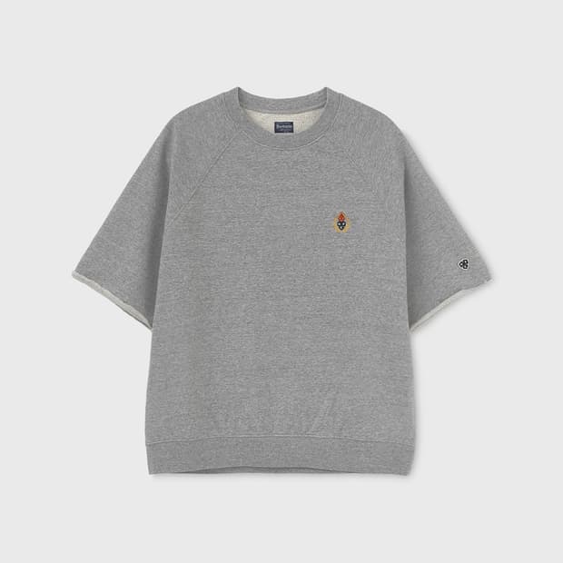 헤리티지플로스 짐 하프 슬리브 그레이 M