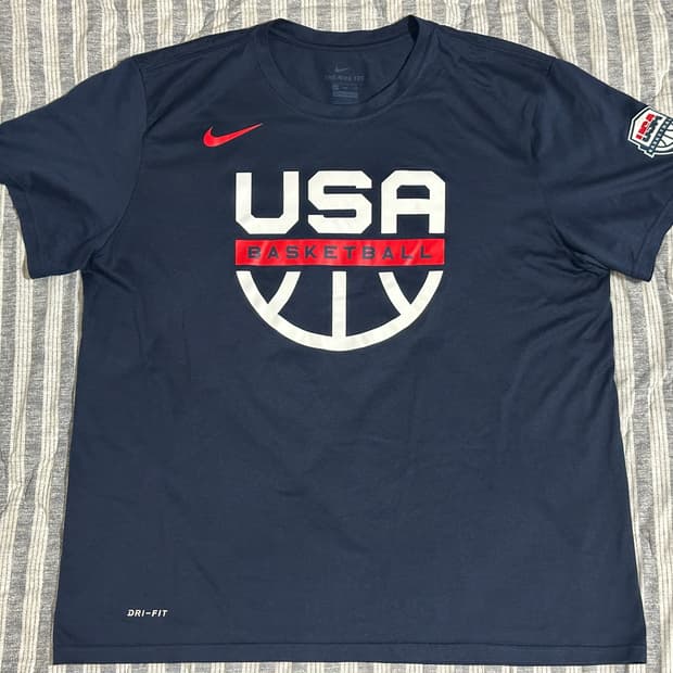 [3XL] 나이키 USA 국대 농구 드라이핏 반팔 - ASIA