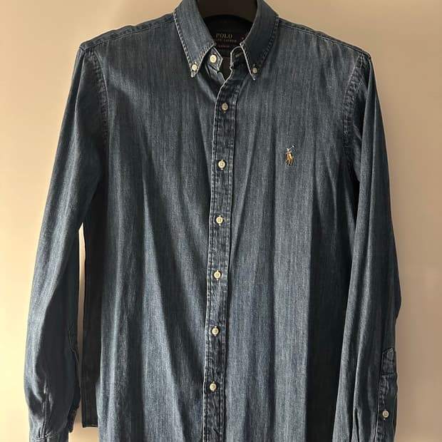폴로 랄프로렌 데님 셔츠 M 클래식 핏