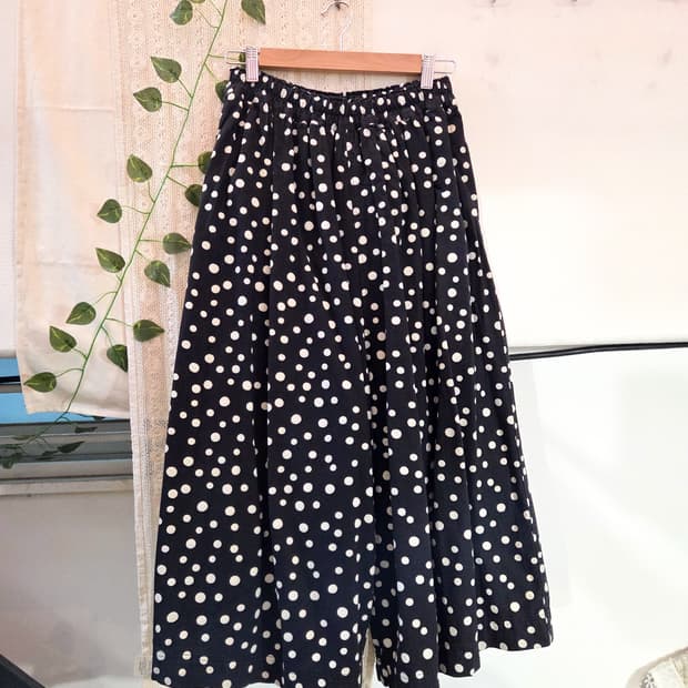 도트 와이드 팬츠