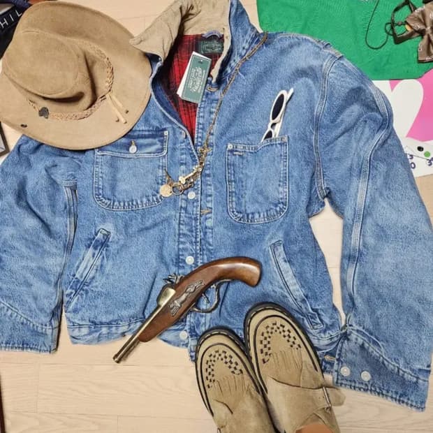 (새상품)폴로 랄프로렌 웨스턴 트러커 청자켓 데님자켓 버팔로