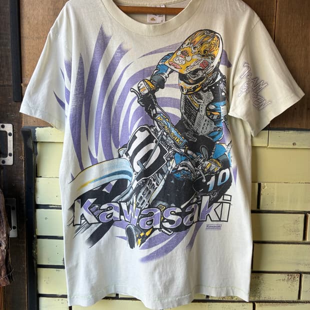 90’s Kawasaki Racing Tee Made In U.S.A