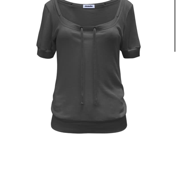 체메씨 LOW-NECK STRAP TOP
