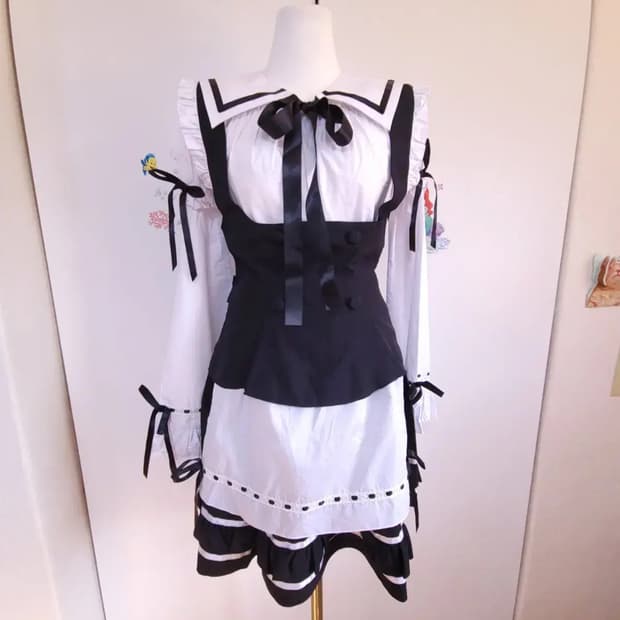 고퀄 메이드복 코스프레