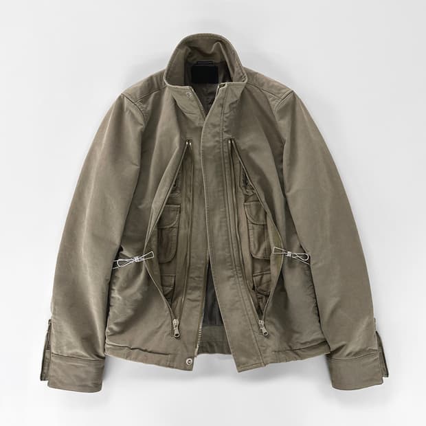 빈티지 준하시모토 멀티 집 테크니컬 자켓