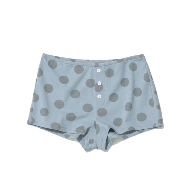 MIX DOT ALLOVER PRINTED MICRO SHORTS