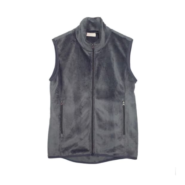 지초이 컴포트 22-006 후리스 베스트 집업 챠콜 3사이즈