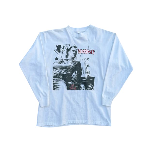 빈티지 The Smith BAND MORRISSEY 투어 롱 슬리브